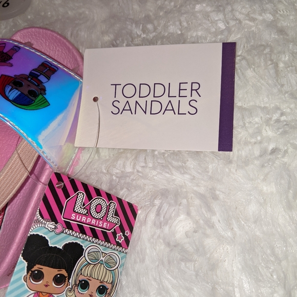 Nwts LOL surprise! Toddler girl slides/sandals - Picture 5 of 13